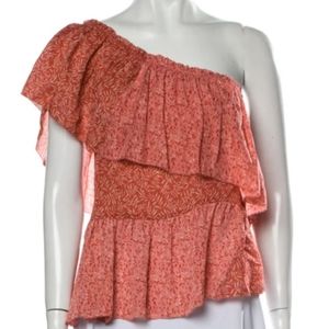 Joie Silk Floral Print Top